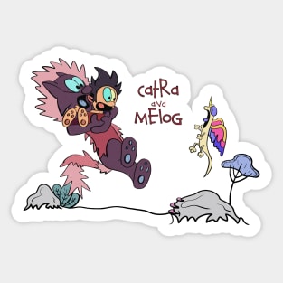 Catra and Melog Swiflizard Sticker